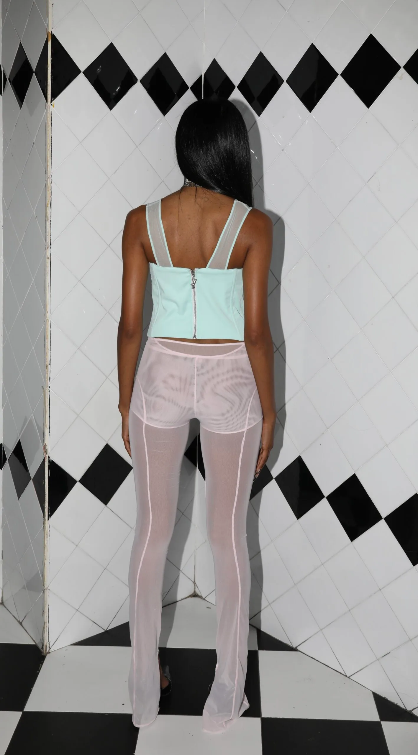 Scorpio Leggings - Baby Pink - Image 4