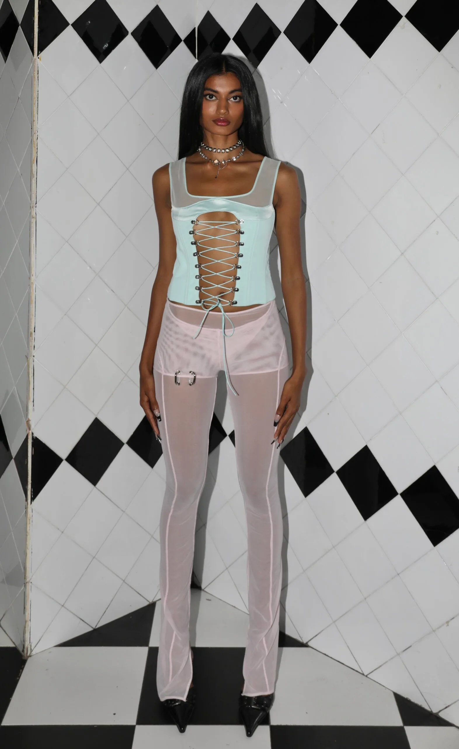 Scorpio Leggings - Baby Pink - Image 2