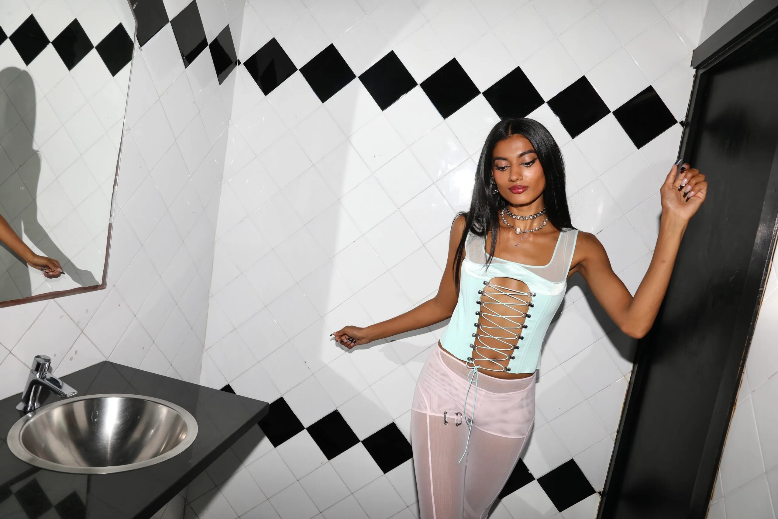 Scorpio Leggings - Baby Pink - Image 6